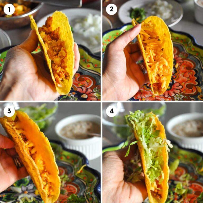 Filling taco shells